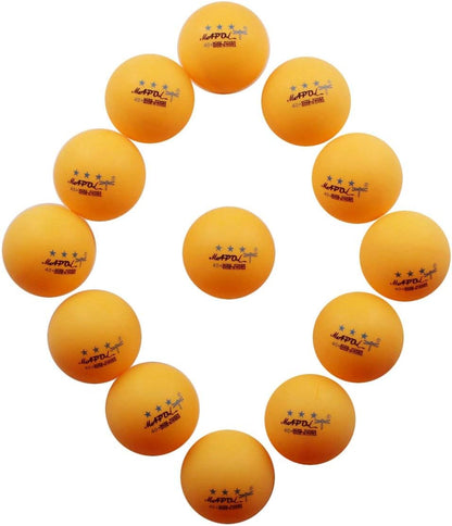 50- Pack Orange 3-Star Premium Ping Pong Balls Bulk,Advanced Training Table Tennis Ball