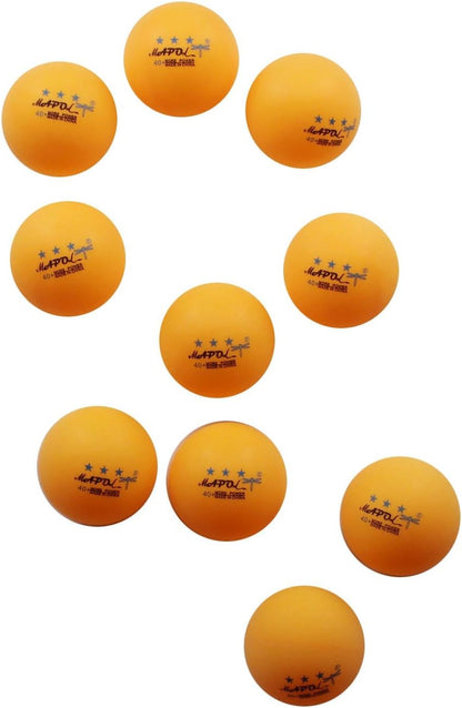 50- Pack Orange 3-Star Premium Ping Pong Balls Bulk,Advanced Training Table Tennis Ball