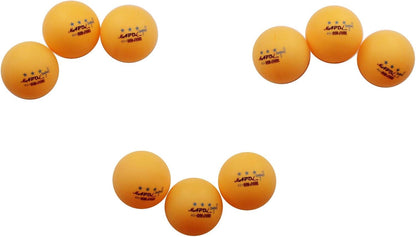 50- Pack Orange 3-Star Premium Ping Pong Balls Bulk,Advanced Training Table Tennis Ball